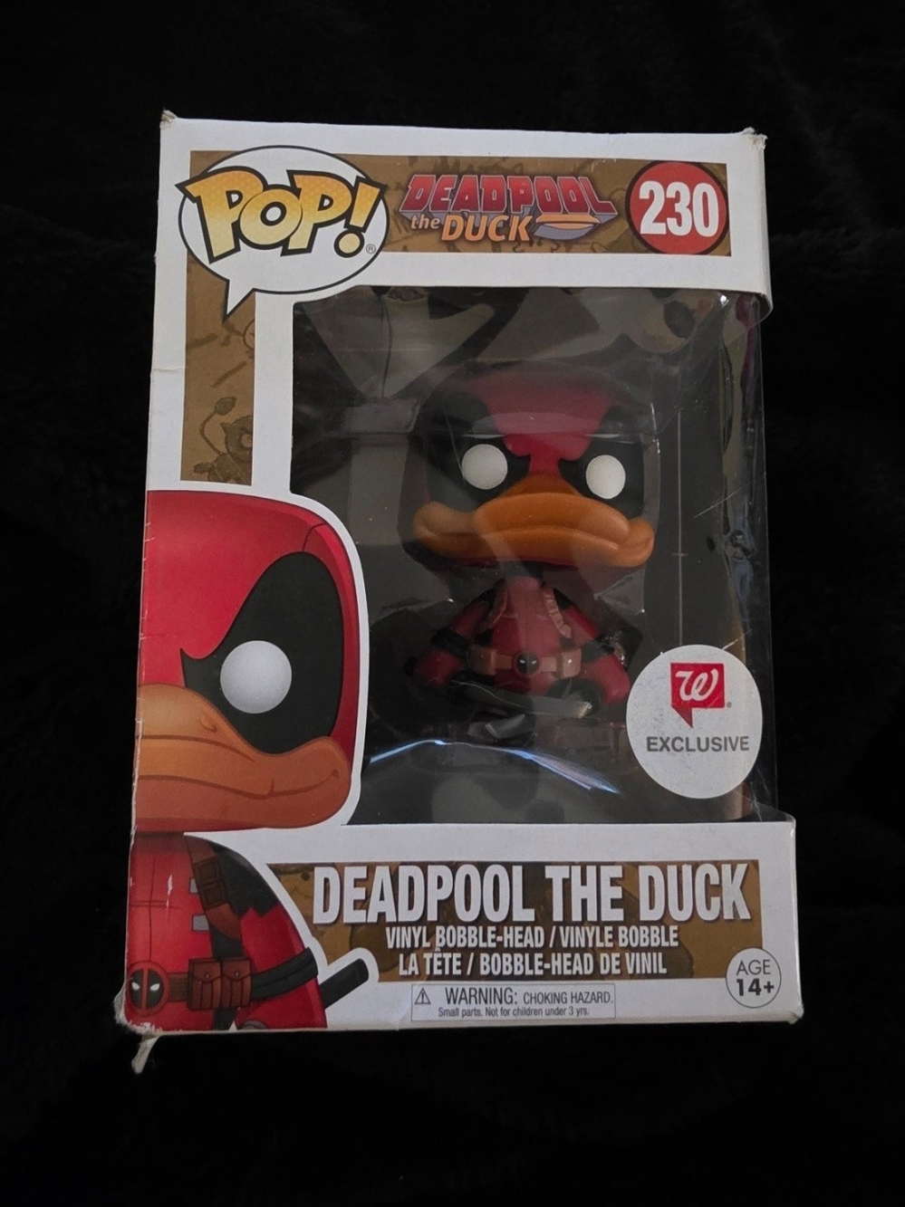 Marvel Deadpool the Duck Vinyl Figure - Red, Black
